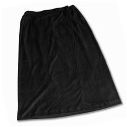 SALON FIRST Body wrap - black - terry towelling
